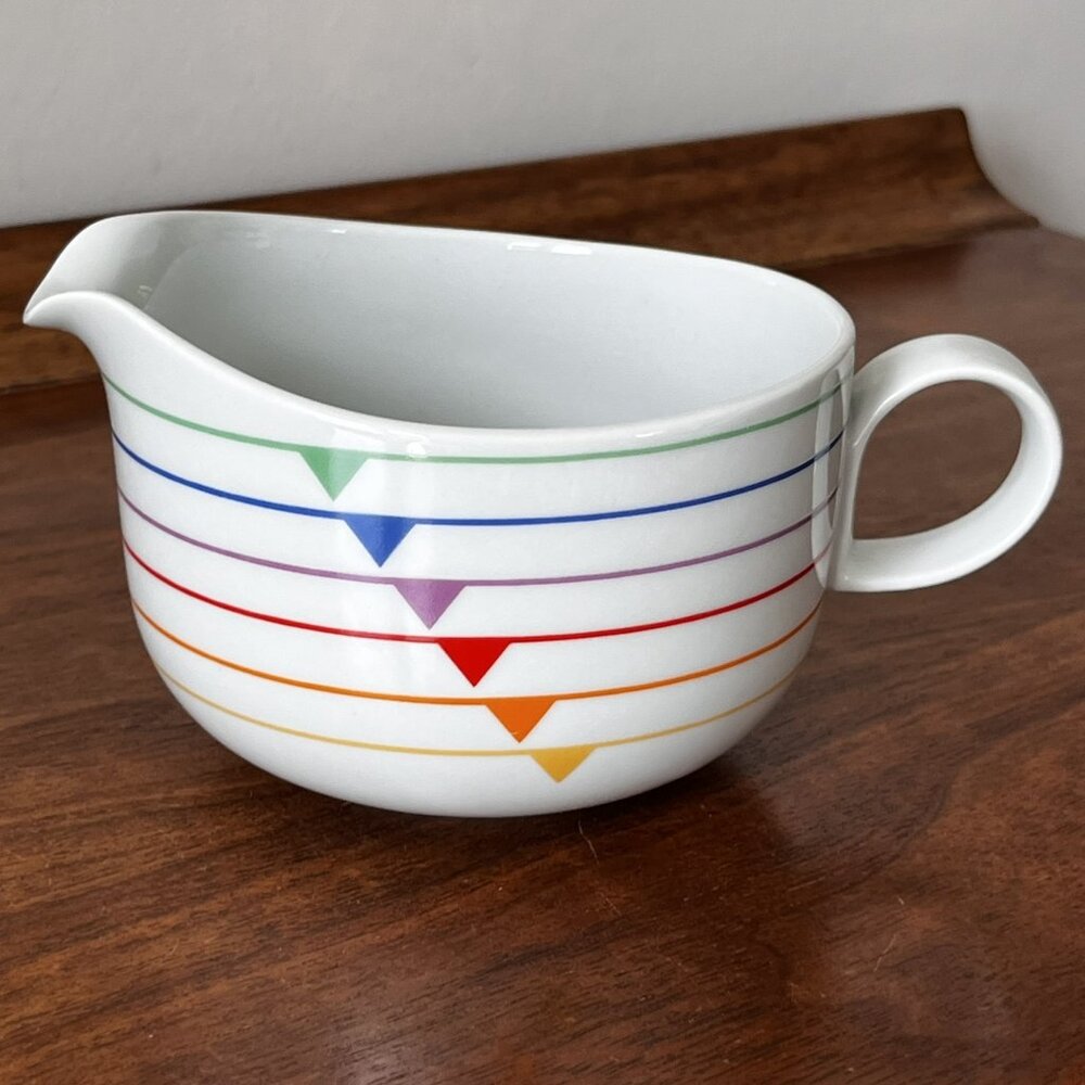 Block Harmony Vista Alegre Creamer Sextet Portugal Vintage '80s Rainbow